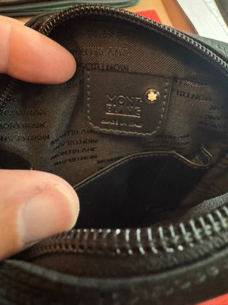 Bandolera Montblanc Negra Caballero