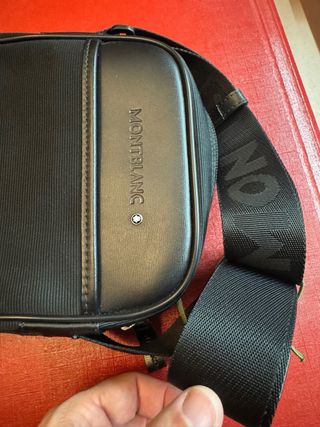 Bandolera Montblanc Negra Caballero