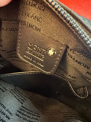 Bandolera Montblanc Negra Caballero