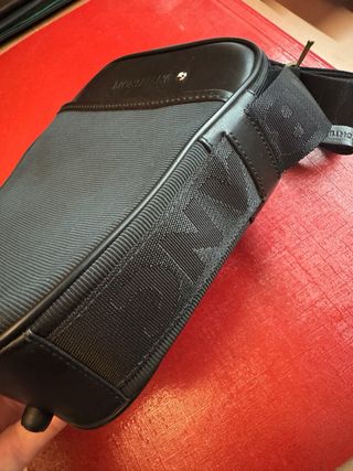 Bandolera Montblanc Negra Caballero