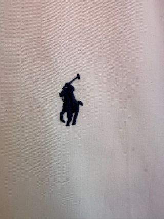 Camisa Ralph Lauren Custom Fit Blanca Talla L