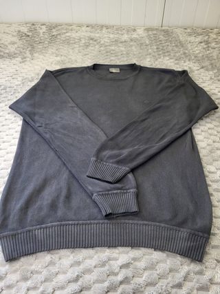 Jersey de Punto Lacoste 100% Algodón - Gris Oscuro