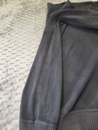 Jersey de Punto Lacoste 100% Algodón - Gris Oscuro