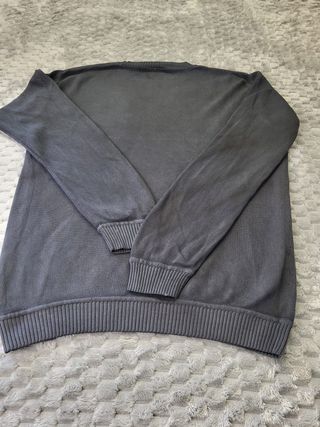 Jersey de Punto Lacoste 100% Algodón - Gris Oscuro