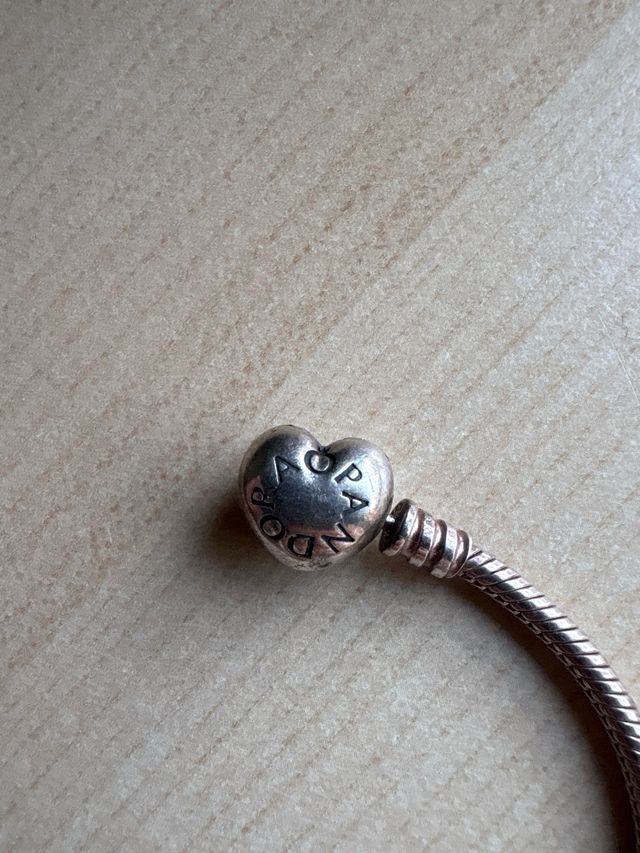 Pulsera Pandora Corazón Plata