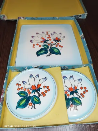 Juego de porcelana Magnolia Longwy