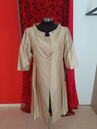 Abrigo seda manga 3/4 MJR