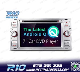RADIO GPS ANDROID 12 PARA FORD FOCUS C-MAX FIESTA GALAXY KUG