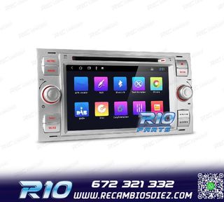 RADIO GPS ANDROID 12 PARA FORD FOCUS C-MAX FIESTA GALAXY KUG