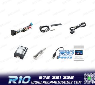 RADIO GPS ANDROID 12 PARA FORD FOCUS C-MAX FIESTA GALAXY KUG