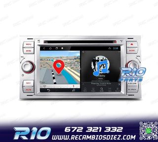 RADIO GPS ANDROID 12 PARA FORD FOCUS C-MAX FIESTA GALAXY KUG