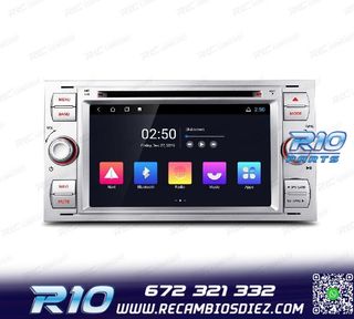 RADIO GPS ANDROID 12 PARA FORD FOCUS C-MAX FIESTA GALAXY KUG