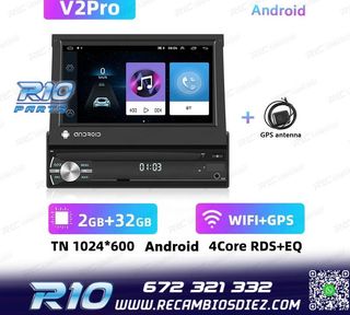 RADIO GPS ANDROID 1DIN TACTIL GPS