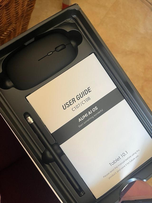 Tablet Nero Nuovo con Accessori