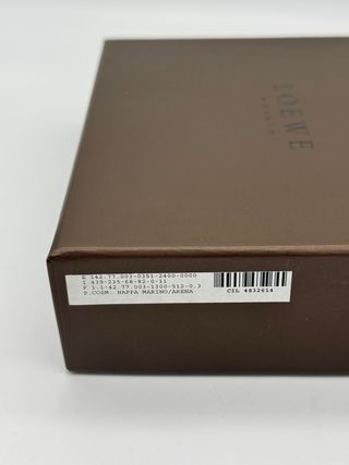 Cinturón Loewe Negro y Dorado