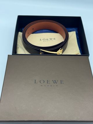 Cinturón Loewe Negro y Dorado