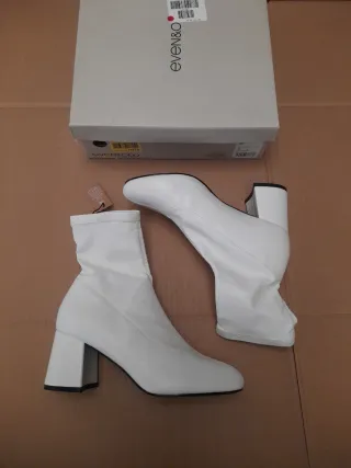 Botines EVEN&ODD blancos