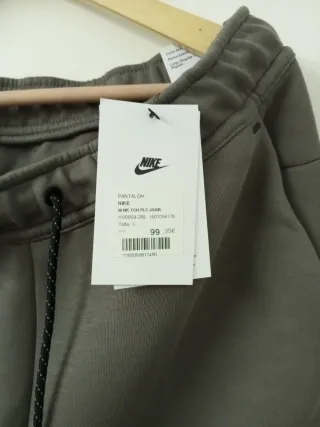 Pantalón Chándal Nike Gris talla L Hombre Nuevo.