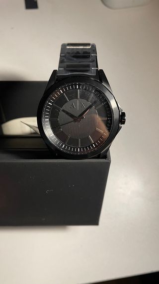Reloj Armani Exchange Negro y Plateado
