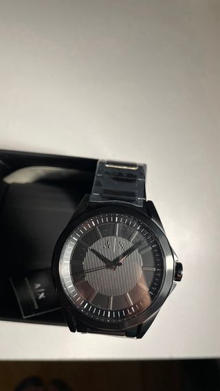 Reloj Armani Exchange Negro y Plateado