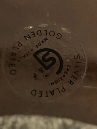 Presepe artistico con figure e piano in vetro