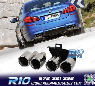 COLAS ESCAPE BMW F10 F11 F12 F13 10- INOX CROMADO