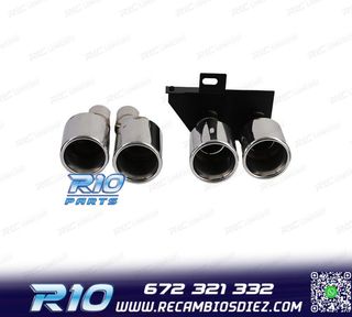 COLAS ESCAPE BMW F10 F11 F12 F13 10- INOX CROMADO