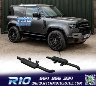 ESTRIBERAS ESTRIBOS LAND ROVER DEFENDER 90 20- NEGRO