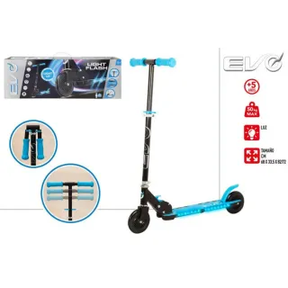 Patinete Scooter Plegable 2 ruedas Rosa c/Luces