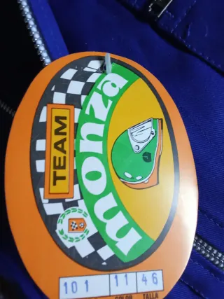 Mono de trabajo azul