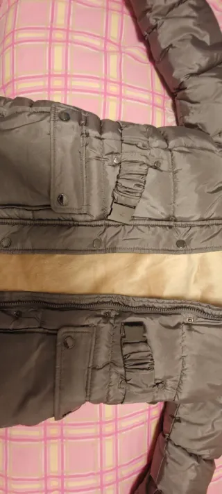 Abrigo niña gris talla 15-16