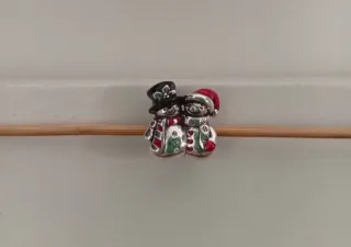 Charm Muñecos Nieve Pareja