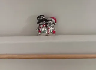 Charm Muñecos Nieve Pareja