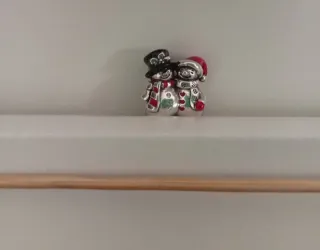 Charm Muñecos Nieve Pareja