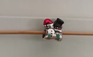 Charm Muñecos Nieve Pareja