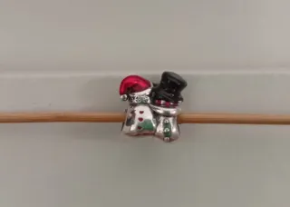 Charm Muñecos Nieve Pareja