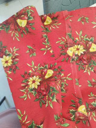 Tovaglia natalizia tessuto rosso