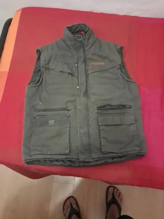 Chaleco de trabajo multibolsillos T-L gris