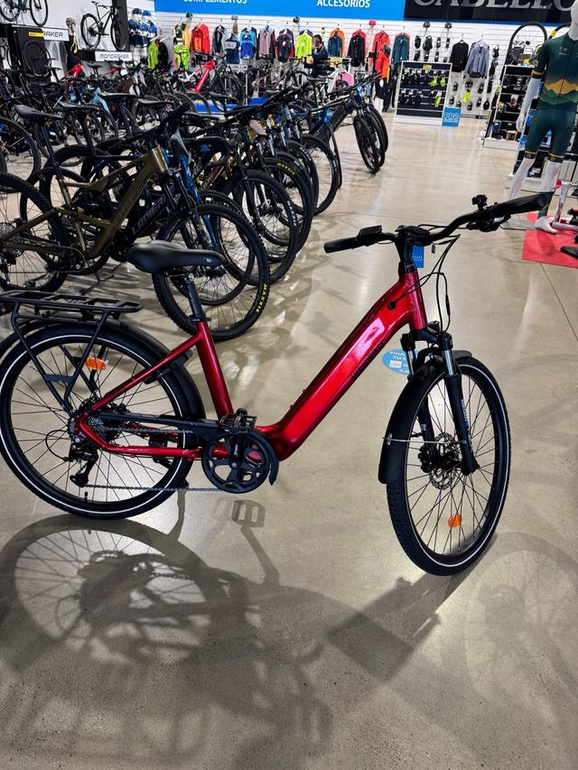 Bicicleta Eléctrica Urban Biker Paseo Roja