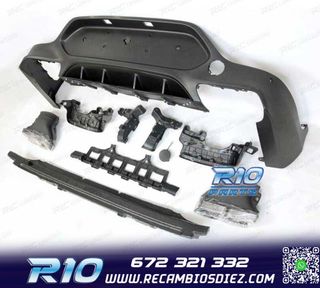 DIFUSOR MERCEDES GLC X253 COUPE 15-18 LOOK AMG GLC63 + COL