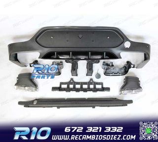 DIFUSOR MERCEDES GLC X253 COUPE 15-18 LOOK AMG GLC63 + COL