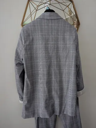 Traje cuadros New Look - Talla 40