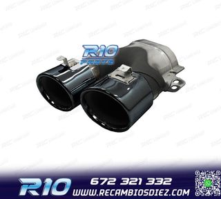 DIFUSOR MERCEDES W206 AMG 21- LOOK C43 + COLAS ESCAPE NEGRO