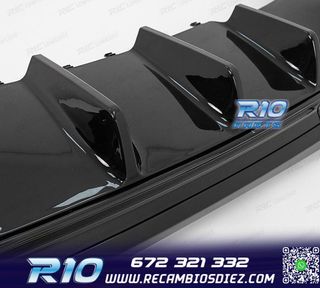 DIFUSOR MERCEDES W206 AMG 21- LOOK C43 + COLAS ESCAPE NEGRO
