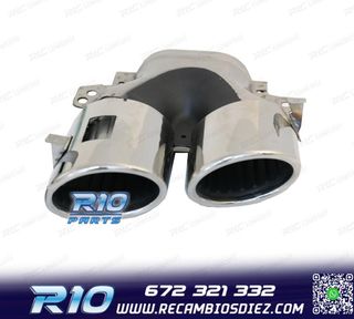 COLAS DE ESCAPE MERCEDES GLE W167 19- LOOK GLE53 CROMO