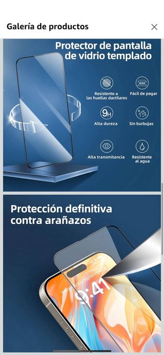 Protettore schermo per iPhone 16 Pro Max