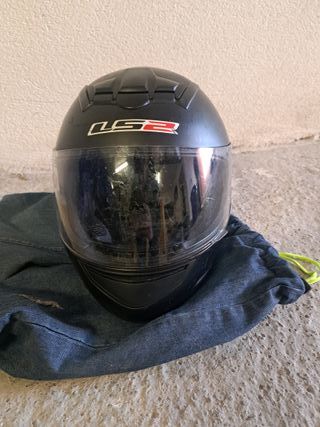 Casco Moto Karting LS2 Negro