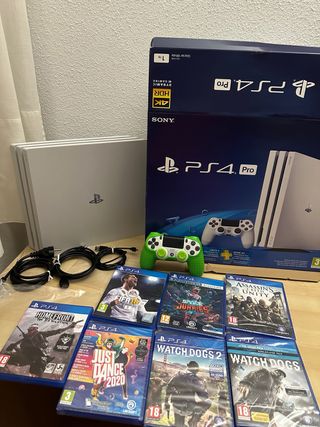 PS4 Pro 1TB y 7 Juegos Precintados!