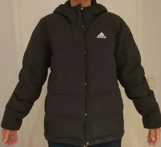 Cazadora Adidas Negra con Capucha Talla 36 / 38