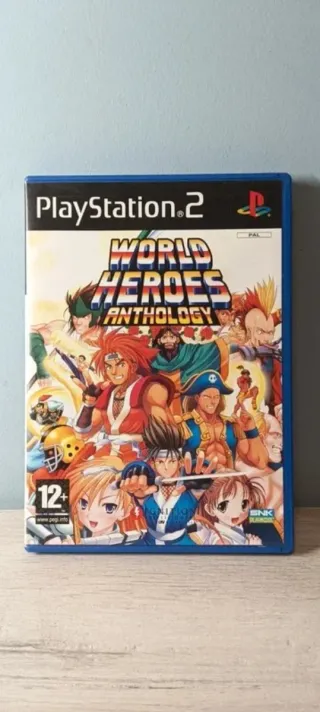 Juego World Heroes Anthology para PlayStation 2.